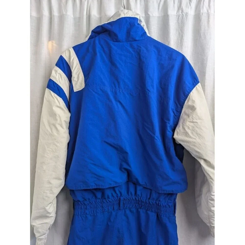 White Stag Thinsulate Men's Small vintage ski suit, blue and white, winter ski